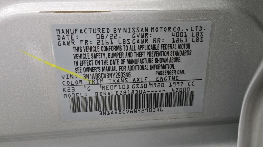 2022 Nissan Sentra SV Jersey City NJ